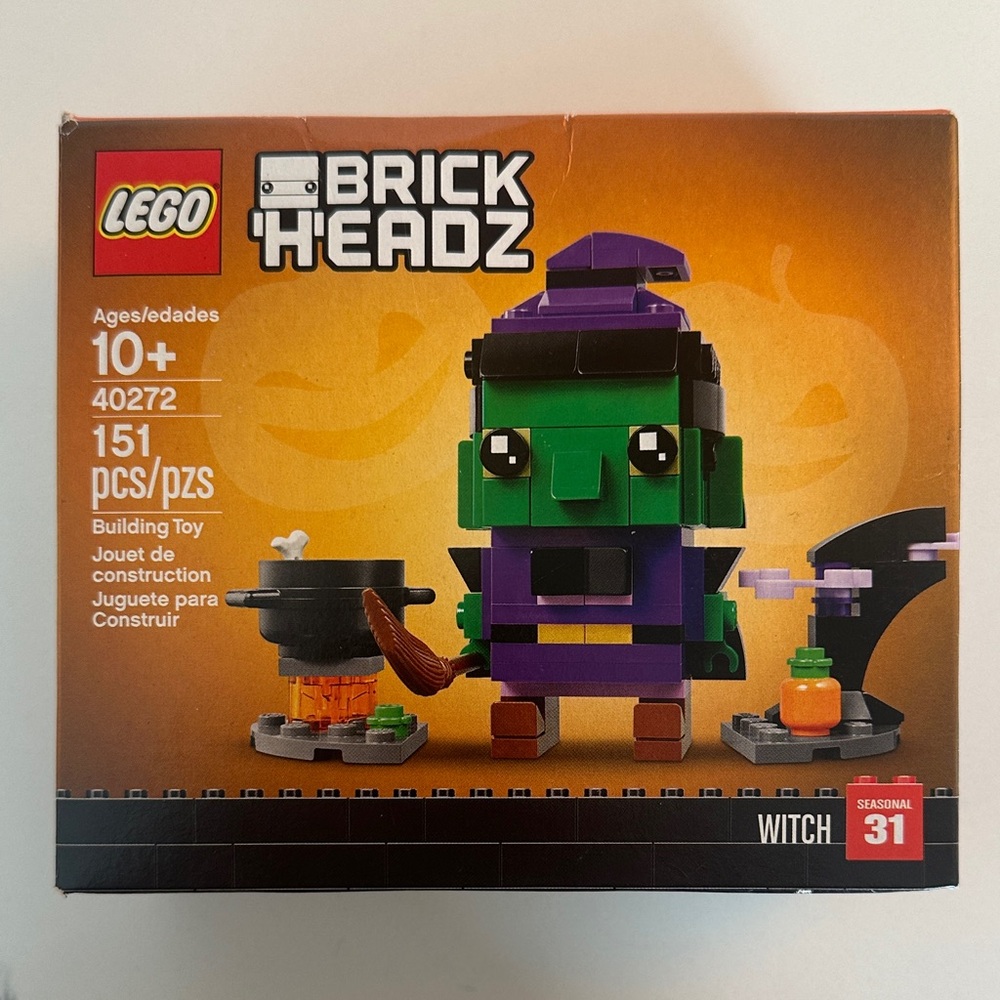 LEGO BrickHeadz Witch with Cauldron Building Set 40272